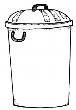 Litter clipart rubbish bin - Pencil and in color litter clipart ...