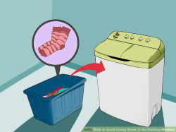 3 Ways to Avoid Losing Socks in the Washing Machine - wikiHow