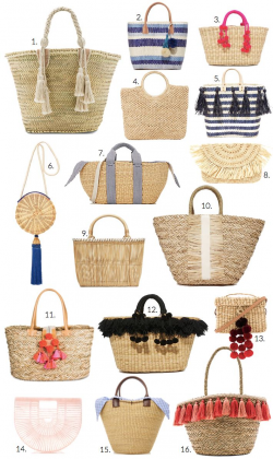361 best Beach bags images on Pinterest | Baskets, Straws and Basket