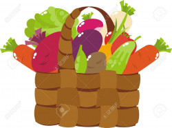 Vegetables clipart vector - Pencil and in color vegetables clipart ...