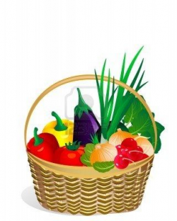 Vegetables In The Basket Clipart | vegetable clip art ...