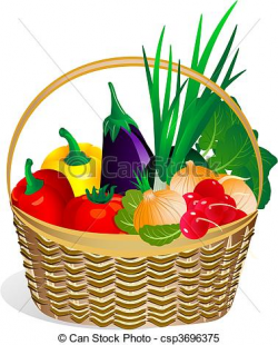 Fruits And Vegetables Basket Clipart | Clipart Panda - Free Clipart ...