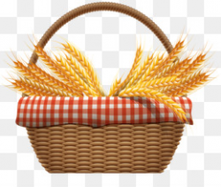 Gift Basket PNG and PSD Free Download - Easter Bunny Gift basket ...