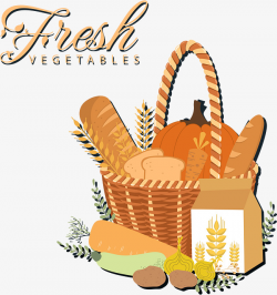 Bread, Milk, Food, Bread, Wheat, Hand Basket PNG and Vector for Free ...