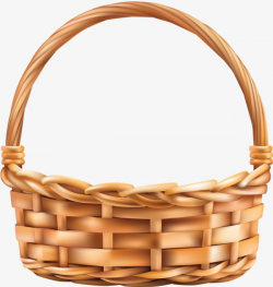 Wooden Baskets, Basket, Blue, Hand Painted PNG Image and Clipart for ...