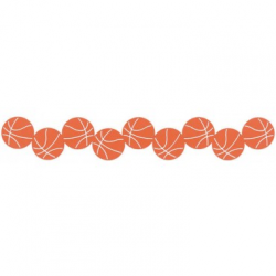 28+ Collection of Free Basketball Clipart Borders | High quality ...