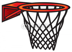 Basketball Hoop Net Clipart