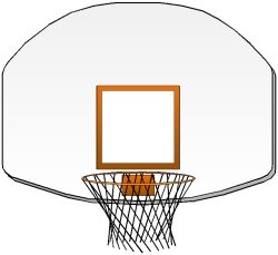 Court Basketball Hoop Clipart
