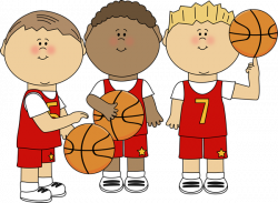 Boy Basketball Players Clip Art - Boy Basketball Players Image