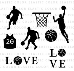 Basketball svg - basketball clipart, basketball player silhouette ...