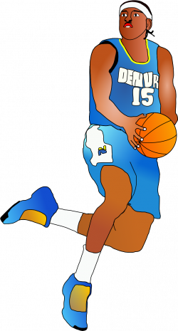 Clipart - basketball player