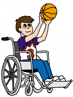 Wheelchair Basketball Clipart
