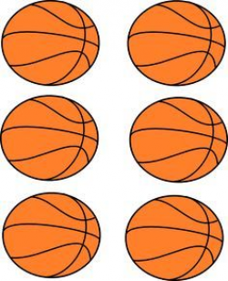 Printable basketballs border. Use the border in Microsoft Word or ...