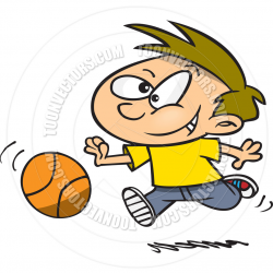 cartoon boy basketball player clipart blue - Clipground