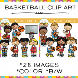 Kids Basketball Clip Art , Images & Illustrations | Whimsy Clips