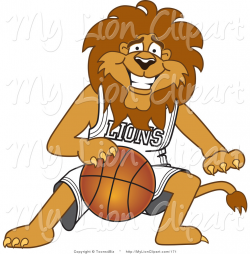 Lion Basketball Clipart