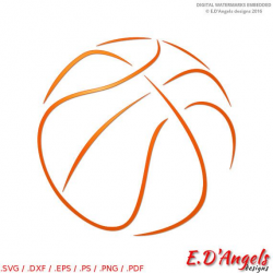 Basketball svg Basketbal svg files Vector clipart | Lou ...