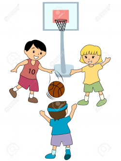 28+ Collection of Playing Basketball With Friends Clipart | High ...