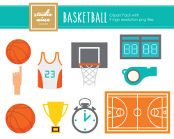 Basketball Clipart Set