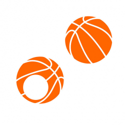 Basketball monogram Svg basketball svg Monogram svg Vector cut