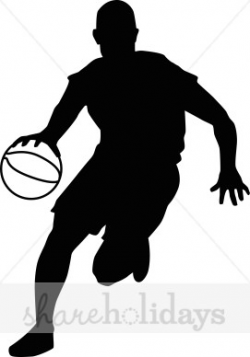 Basketball Silhouette Clipart | Party Clipart & Backgrounds