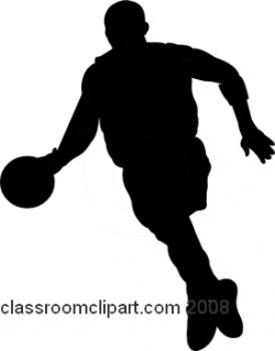 Silhouettes Clipart- basketball-silhouette-25 - Classroom Clipart