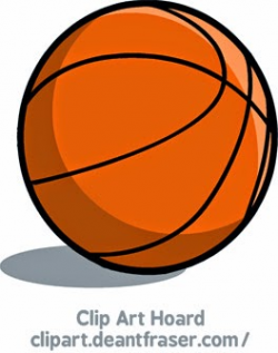 Clip Art Hoard: Simple Basketball Graphic