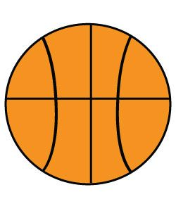 Free simple basketball clip art - Clipartix