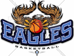 Eagles Basketball Clipart Vector Image - Sports Team Logo