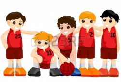 Basketball Team with Clipping | Clipart Panda - Free Clipart Images