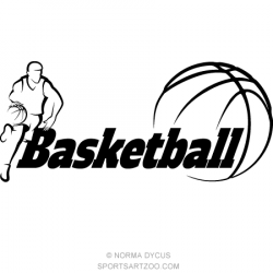 Basketball Dribbling with Word Basketball — SportsArtZoo