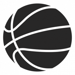 Basketball ball icon silhouette - Transparent PNG & SVG vector