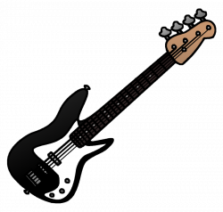 Image of Bass Clipart #4127, Bass Guitar Clip Art - Clipartoons