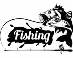Bass Fishing 3 Logo Angling Fish Hook Fresh Water Hunting