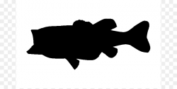 Largemouth bass Silhouette Bass fishing Clip art - Bass Jumping ...