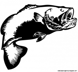 Smallmouth Bass Silhouette at GetDrawings.com | Free for personal ...