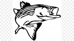 Striped bass fishing Decal Clip art - Bass Jumping Cliparts png ...
