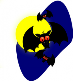 Free Vampire Bats Clipart Image 0515-1008-2503-2035 |