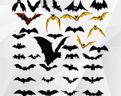 Bat silhouette | Etsy