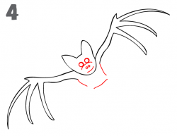 How To Draw a Bat - Step-by-Step