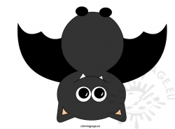 Free Bat Clipart | Coloring Page