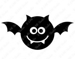 Halloween bat Svg Bat svg Halloween svg bat monogram svg