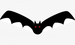 Black Cartoon Red-eyed Bat, Black, Eye, Bat PNG Image and Clipart ...