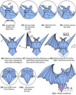 Origami Instructions | Origami, Bats and Origami instructions