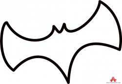 Bat outline outline bat design free clipart design download free ...