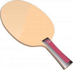 Clipart - Ping Pong bat