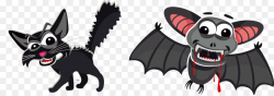 Vampire bat Clip art - Vampire bats cat png download - 2244*790 ...