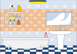 Bathroom 2 | Free Images at Clker.com - vector clip art online ...