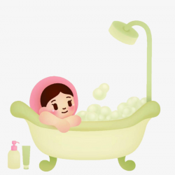 Hand-painted Bath Foam, Foam, Bathing, Bubble PNG Image and Clipart ...