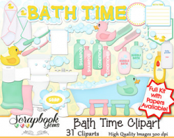 Bath clipart | Etsy